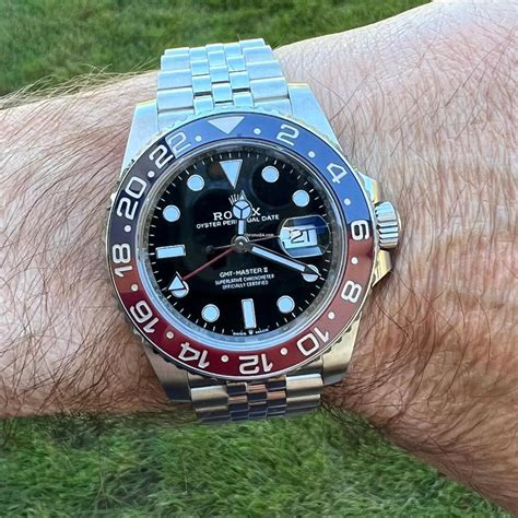 rolex maxi dial pepsi gmt|rolex gmt pepsi for sale.